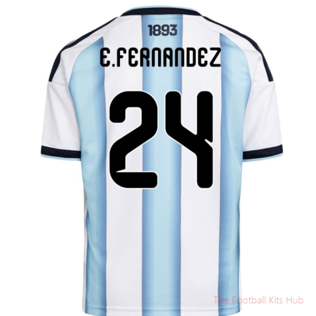 [JED] 2026/27 Argentina Home Shirt (Kids) (E.Fernandez 24)