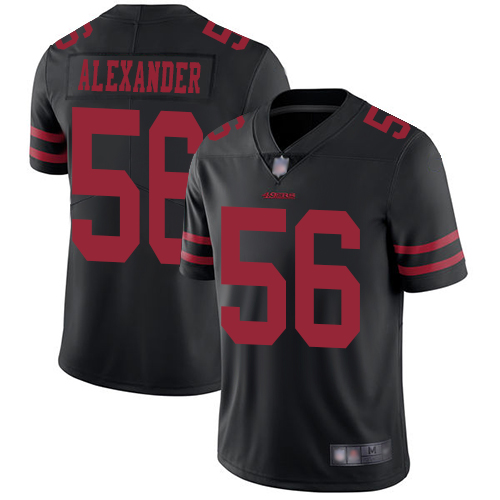 Official NFL SF 49ers #56 Kwon Alexander Black Limited Jersey