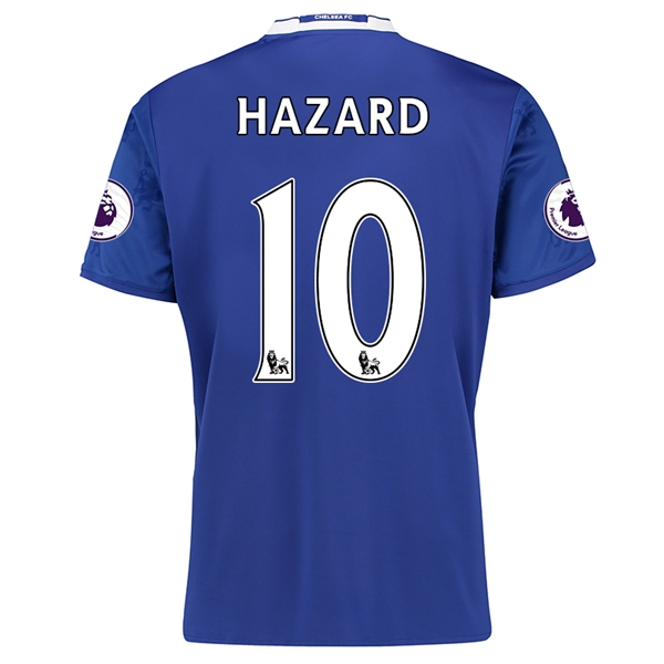 Chelsea Home 2016-17 HAZARD 10 Soccer Jersey Shirt - Official Replica