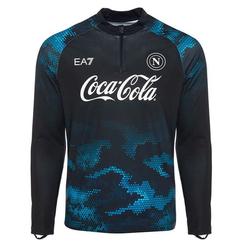 2425 Napoli X Coca-Cola Navy Blue Zipper Tracksuit Jacket - Official