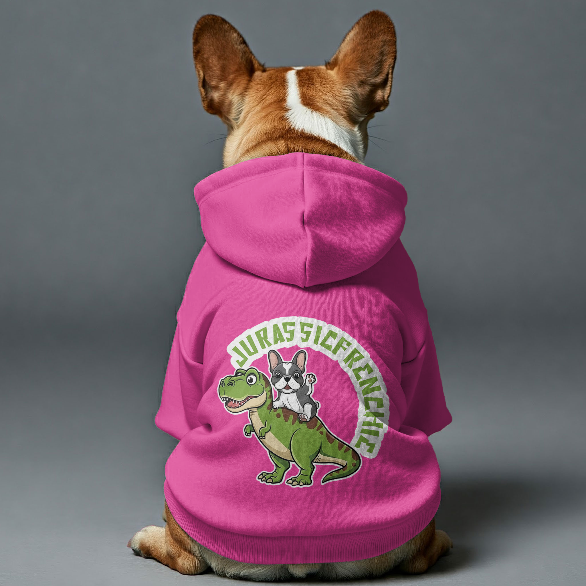 Jurassicfrenchie - Trendy Personalized French Bulldog Hoodies With Funny Quotes – Stylish, Cozy, And Premium 100% Cotton For Frenchie Fans