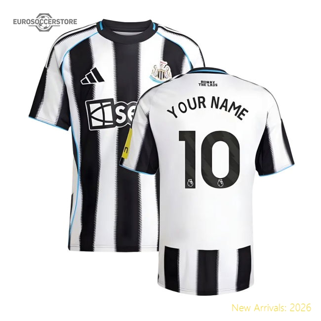 Newcastle 2025 Home Jersey Shirt Football Fan Match Day Game Day Football Fan Gear