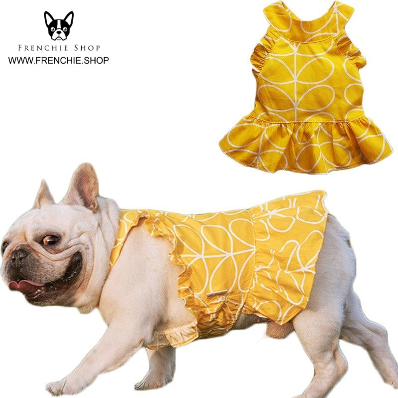 French Bulldog Party Skirt French Bulldog Summer Dress (w315) Durable Dog Item