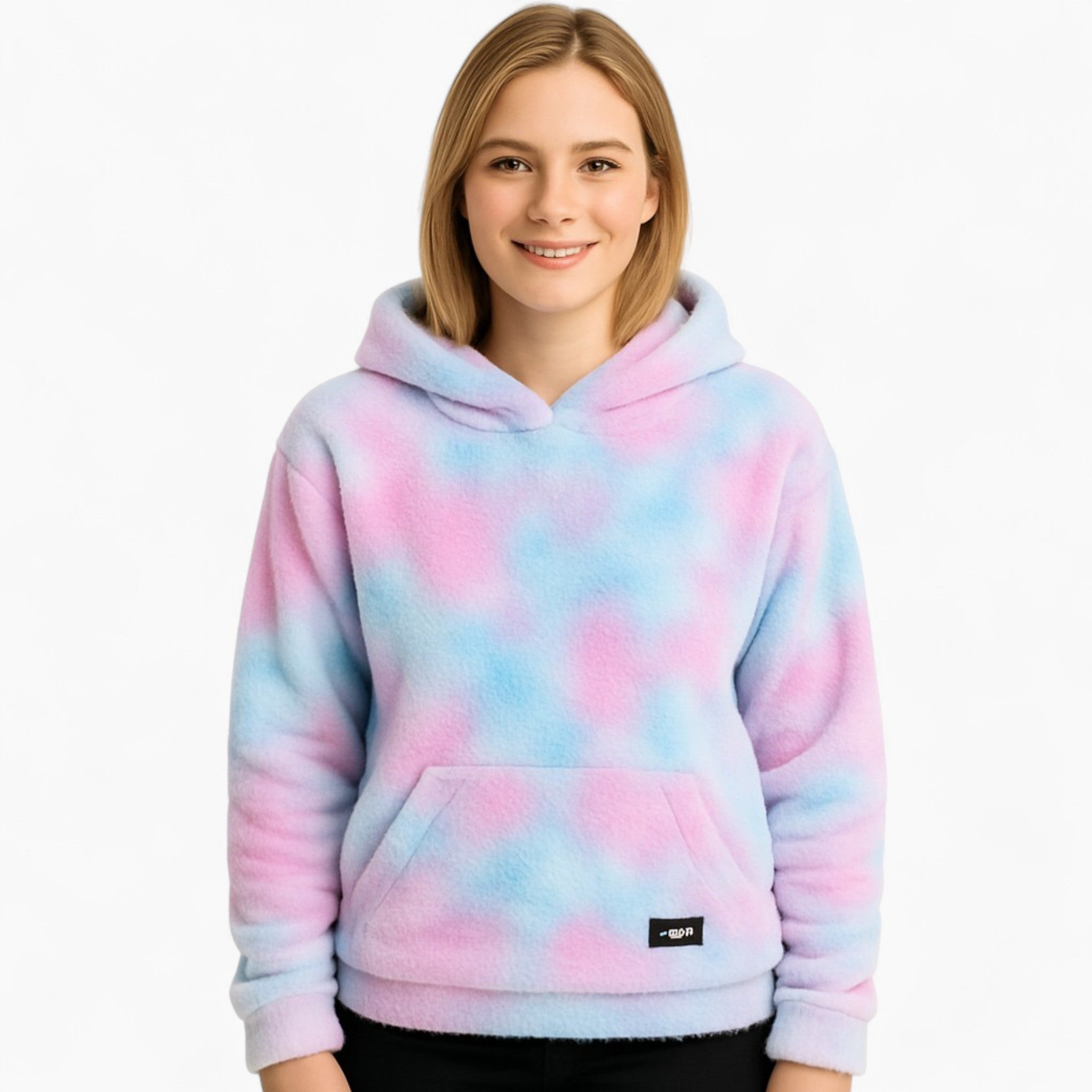 French Bulldog Furora Frenchie Human Matching Hoodie – Rainbow Tie Dye