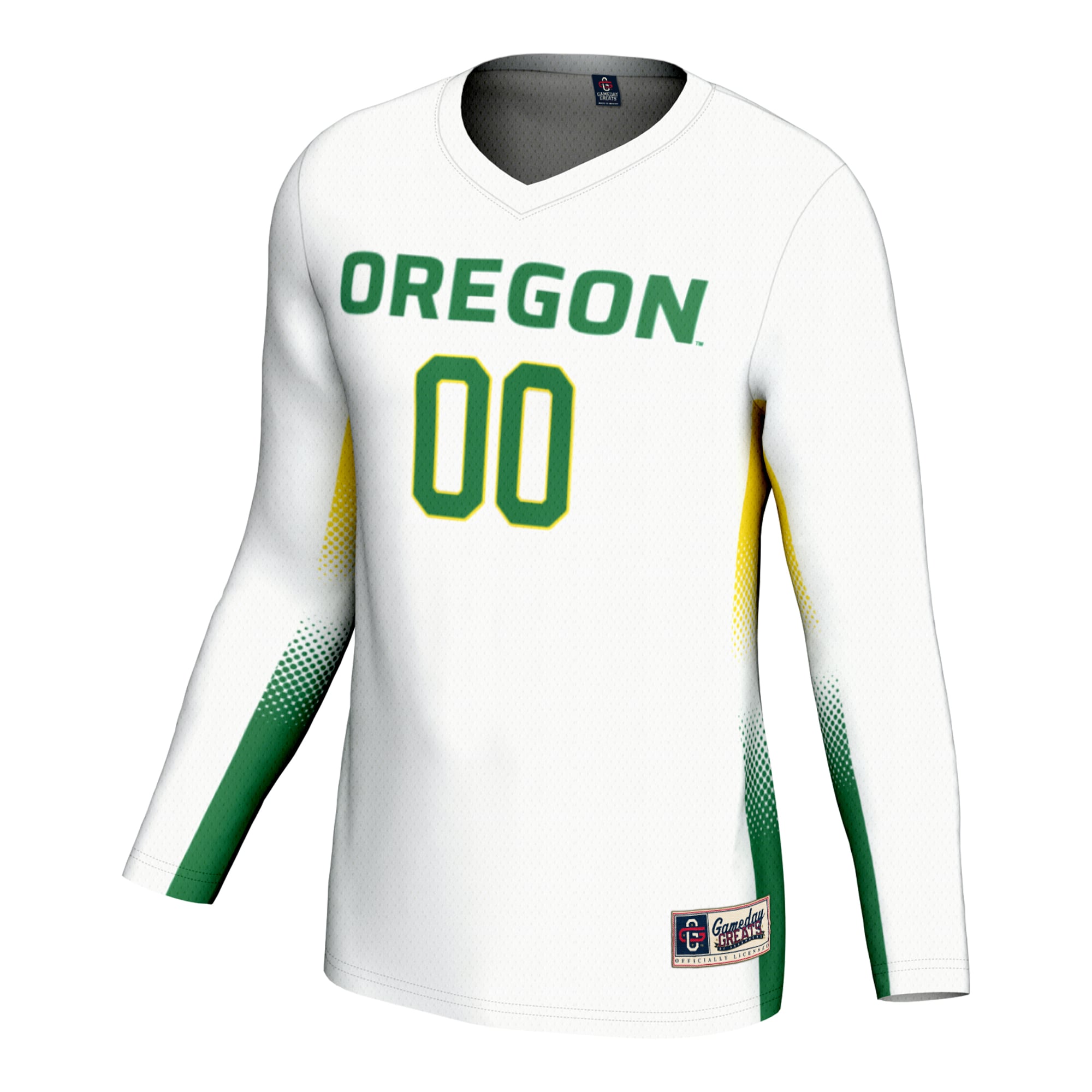 Oregon Ducks GameDay Greats Unisex NIL Lightweight Volleyball Jersey - White