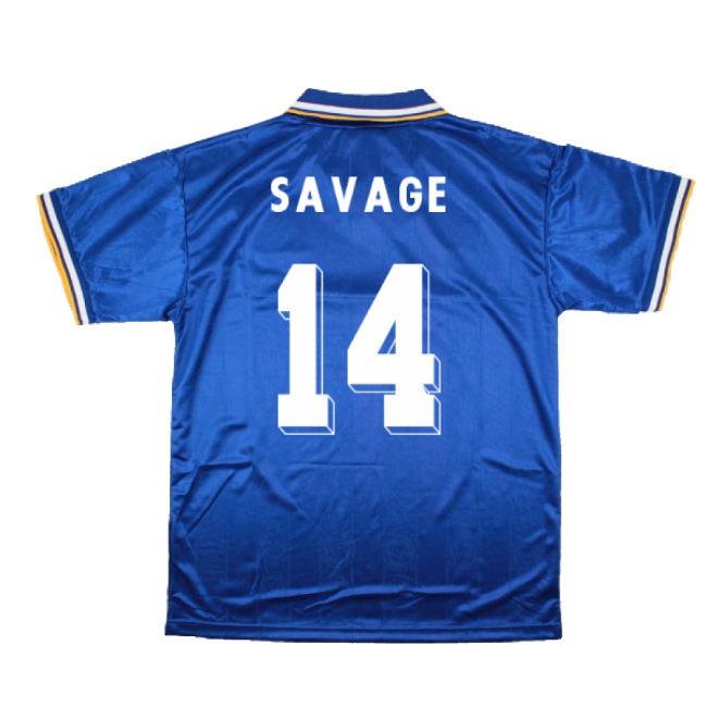 1995 Leicester City Home Retro Shirt (savage 14) - Official Edition