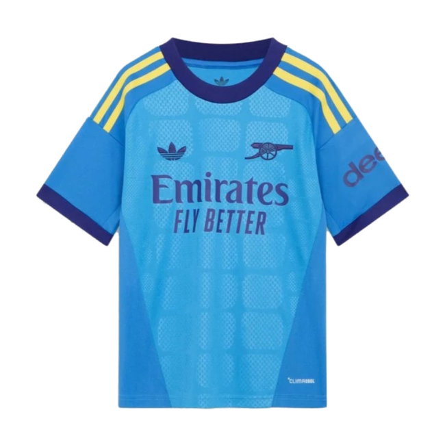 Arsenal Away Goalkeeper Shirt (App Sky Rush) - Kids (Raya 1) – Kids Away Supporter Jersey (2026/2027)