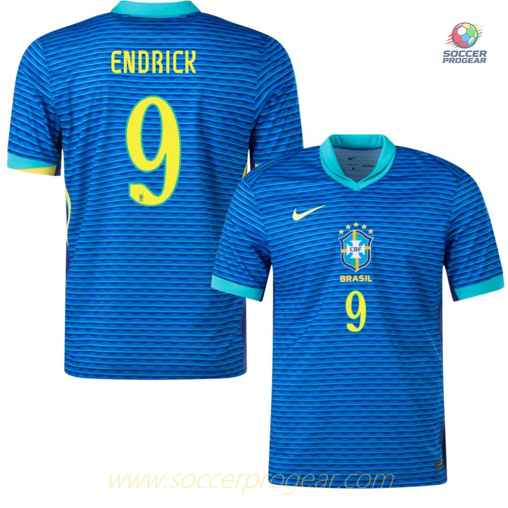 Brazil Away Soccer Shirt 2024-2025 Collection Season Endrick