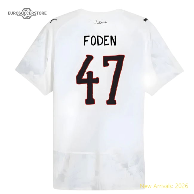 Comfortable Football Team Kids Foden Jersey 2025-2026 Easy-care