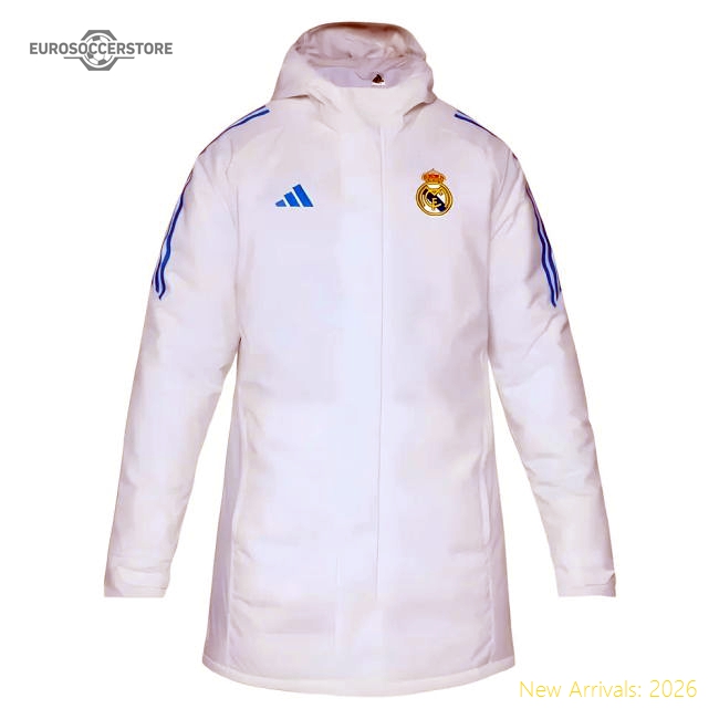 2025-2026 Real Madrid Eu Parka (white) - Unique Style - Collectors Item