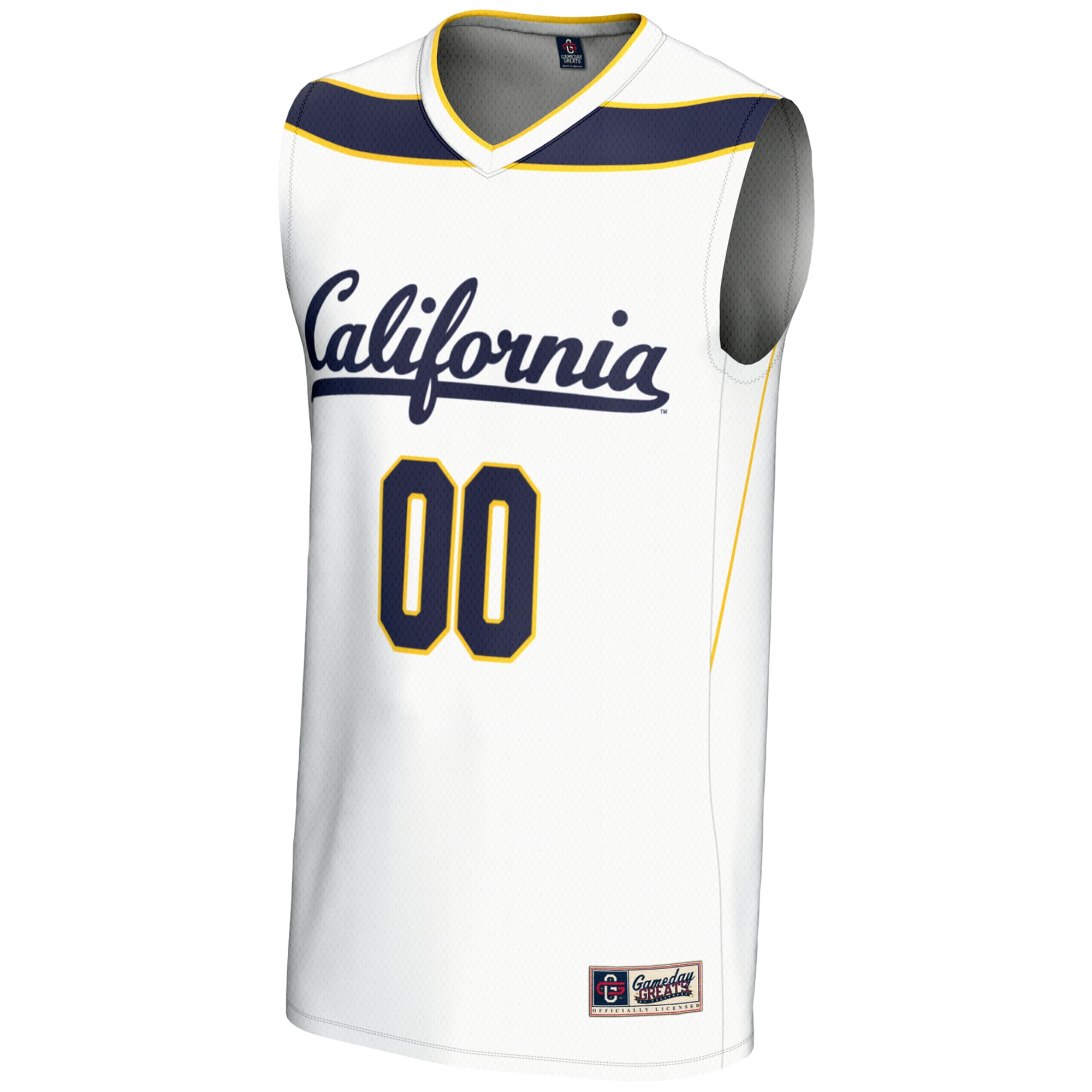 Cal Bears GameDay Greats Unisex NIL Pick-A-Player Lightweight Women's Basketball Jersey - White