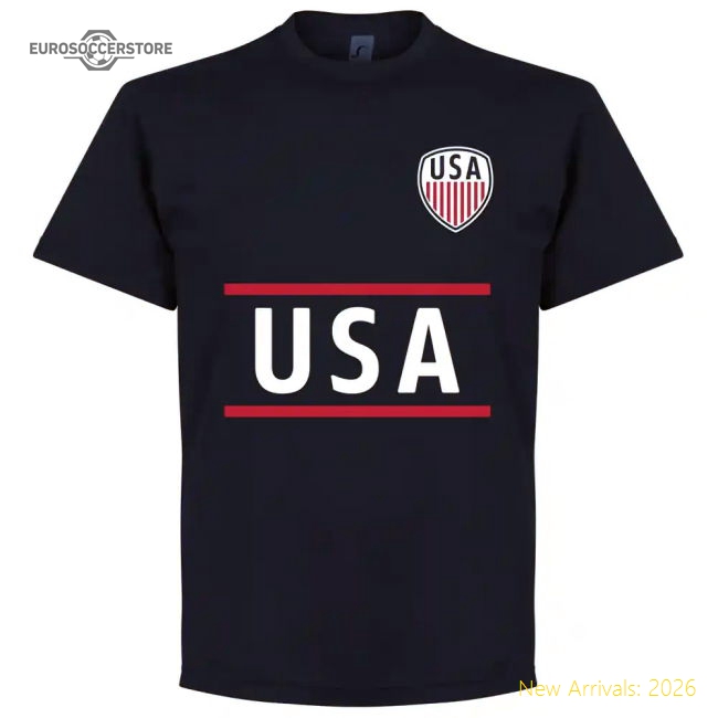 Elite United States Clint Dempsey 8 Team T-shirt - Navy