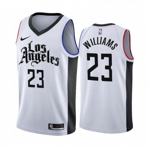 White LAC Angeles Clippers #23 Nike Vintage Jersey Basketball Jersey