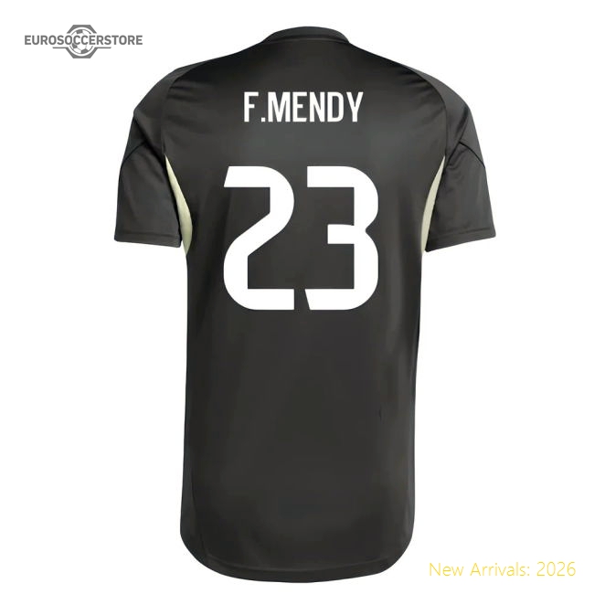 Professional-Grade 2025-2026 Real Madrid Training Jersey (Utility Grey) (F.Mendy