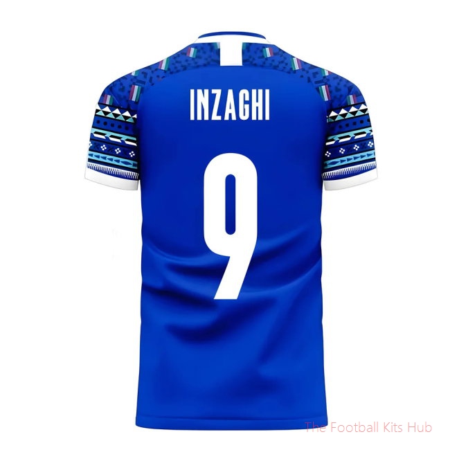 Italy 2025-2026 Home Concept Football Kit (Libero) (INZAGHI 9)