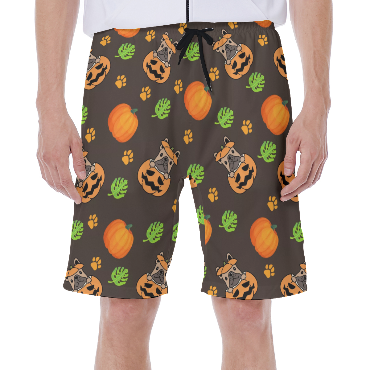 - Breed-specific Men's Beach Shorts For French Bulldogs | Durable Build