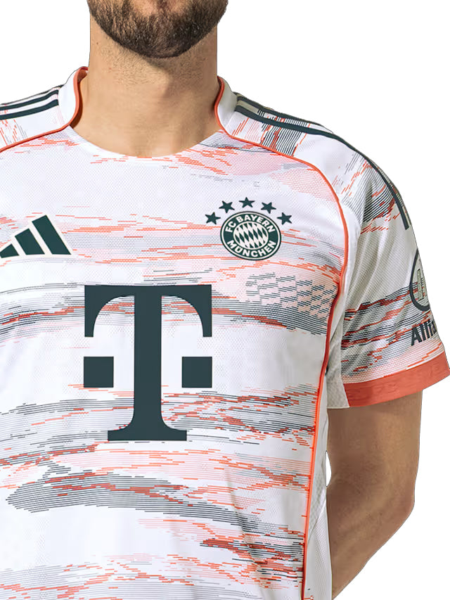 FC Bayern Munich Patch 2025-2026 Bun Away Jersey – Authentic Shirt