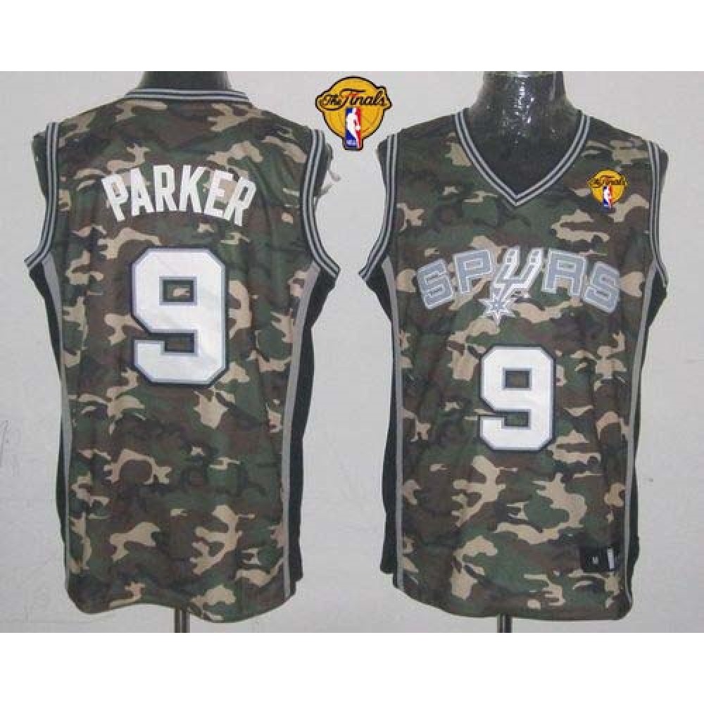 Game Day Vintage Men's Spurs #9 Tony None Basketball Jersey