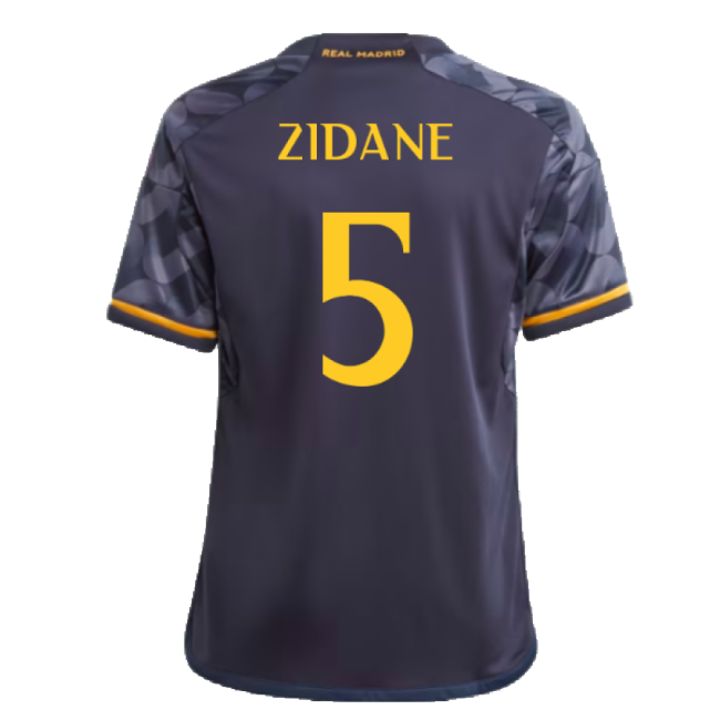 Excellent 2023-2024 Real Madrid Road Jersey (kids) (zidane 5)