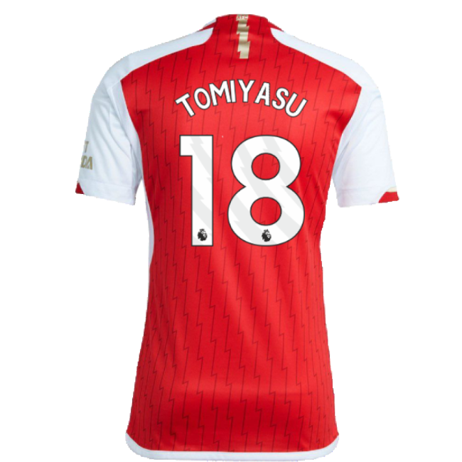 Arsenal 2023-24 Home Shirt (XXLB) (Tomiyasu 18) (Excellent) - game day