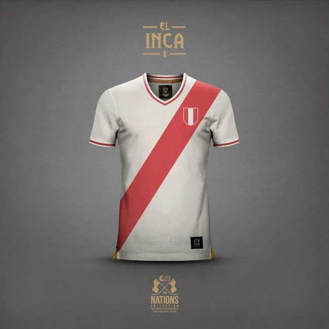 Professional Vintage Peru El Inca Soccer Jersey Soccer Jersey