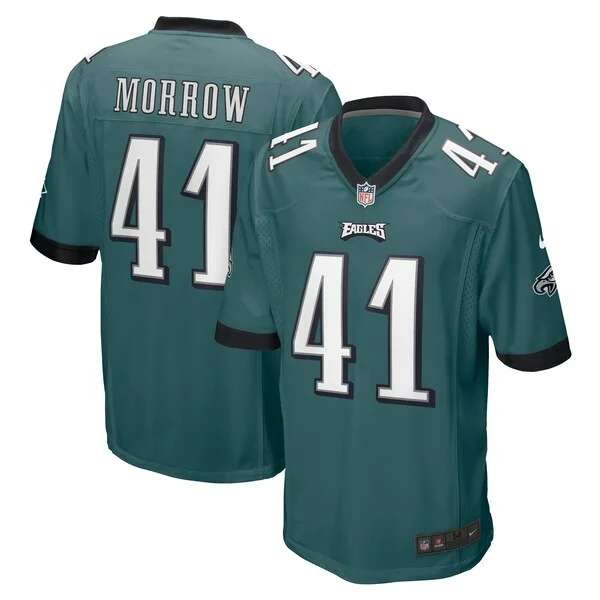 None Nicholas Morrow Game Jersey - Green | NFL Player Jersey