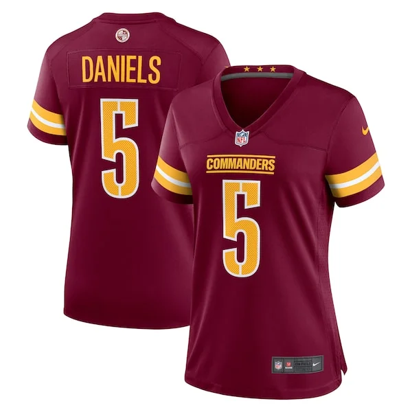 None Game NFL Jersey - Burgundy | Pro-Level Football Apparel