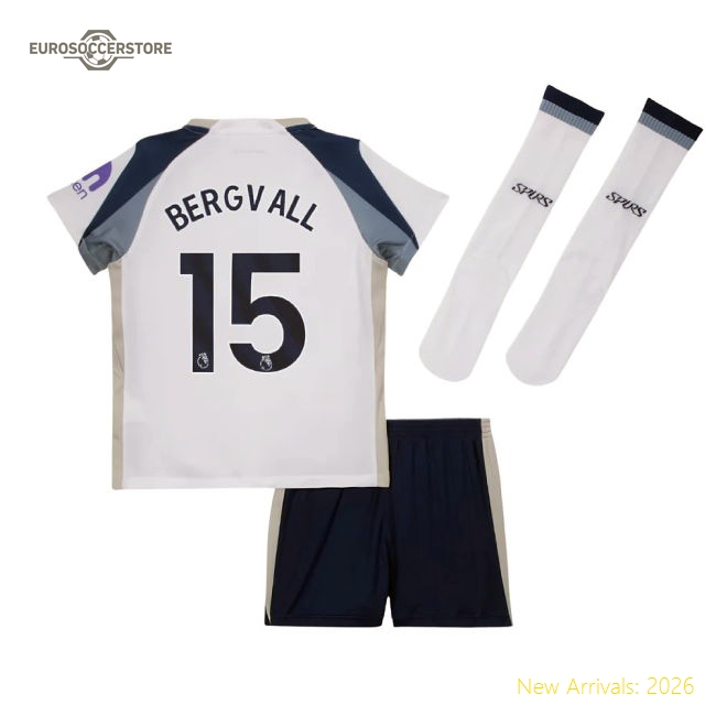 Non-toxic Football Team Mini Bergvall Jersey 2025-2026 Stretchy