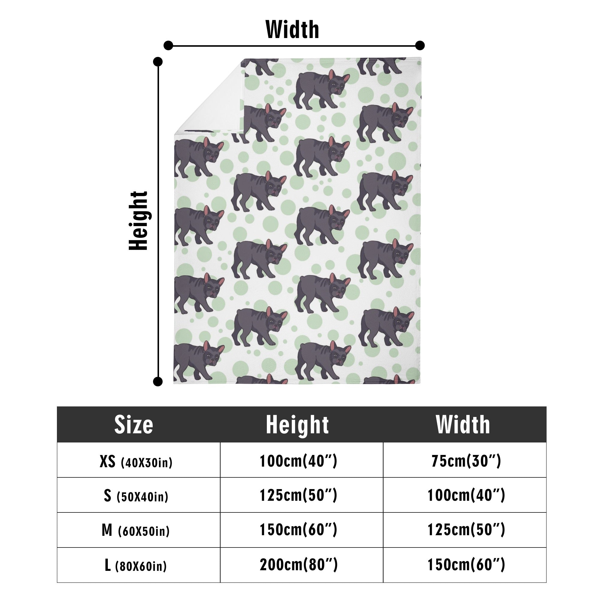 Breed-specific Oreo - French Bulldog Blanket For French Bulldogs