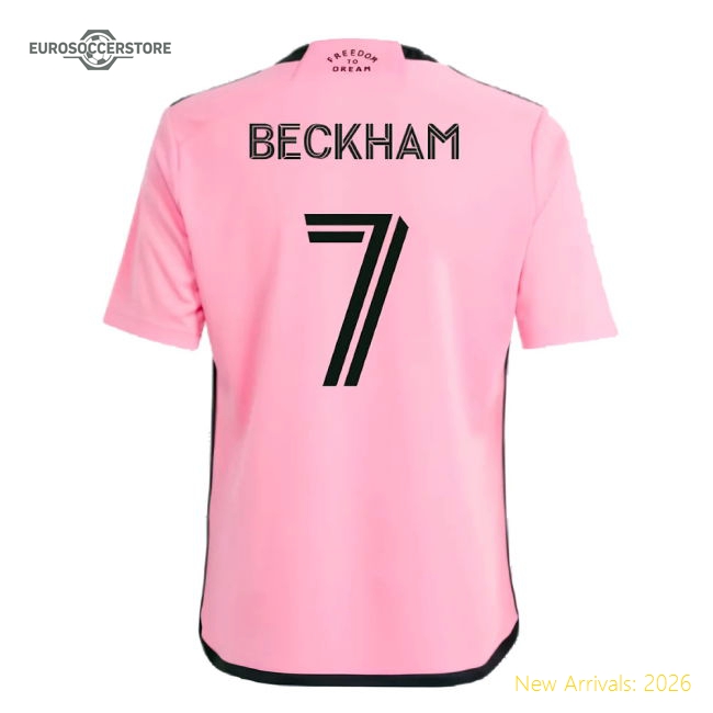 Child-friendly Kids Football Team Beckham Jersey 2024-2025 Breathable