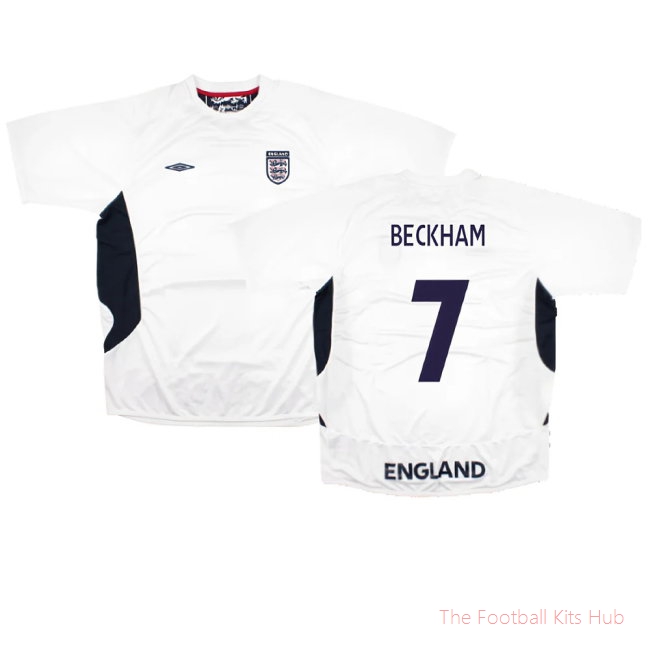 England 2005-07 Umbro Training Shirt (L) (Mint) (BECKHAM 7)