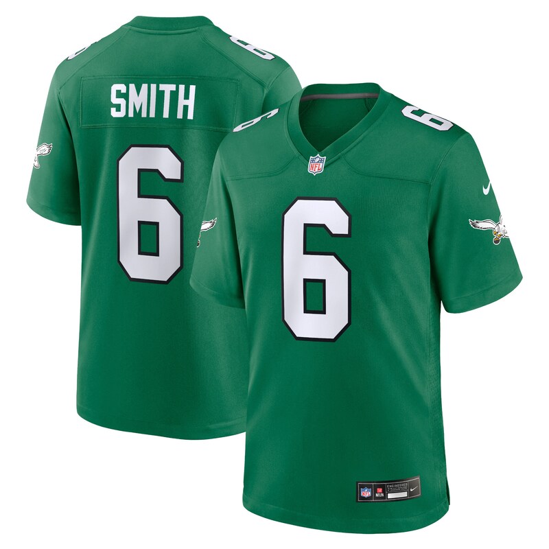None DeVonta Smith Team Captain PHI Eagles Professional Jersey