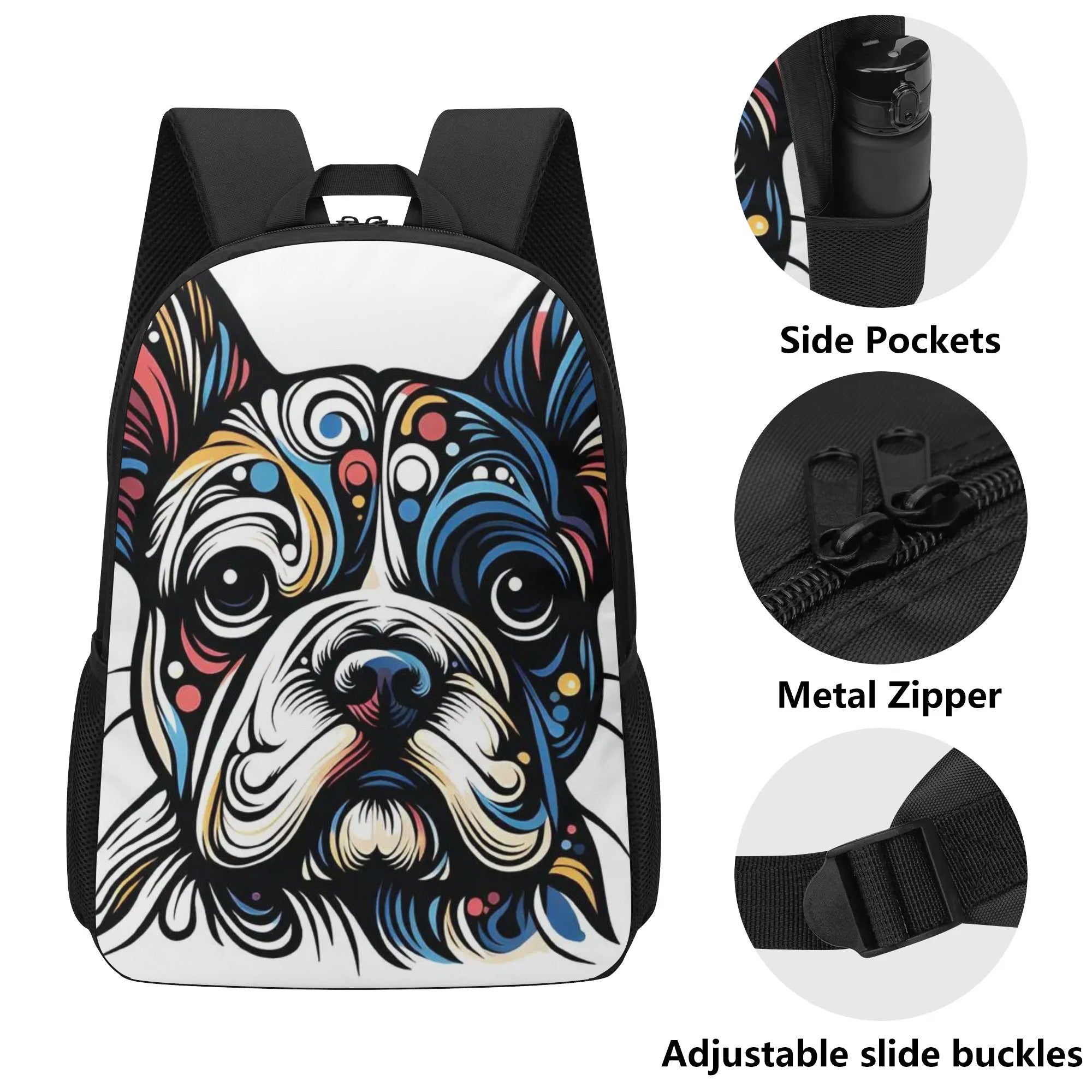 Frankie - Durable 17 Inch Backpack Summer Wear | Vet-recommended