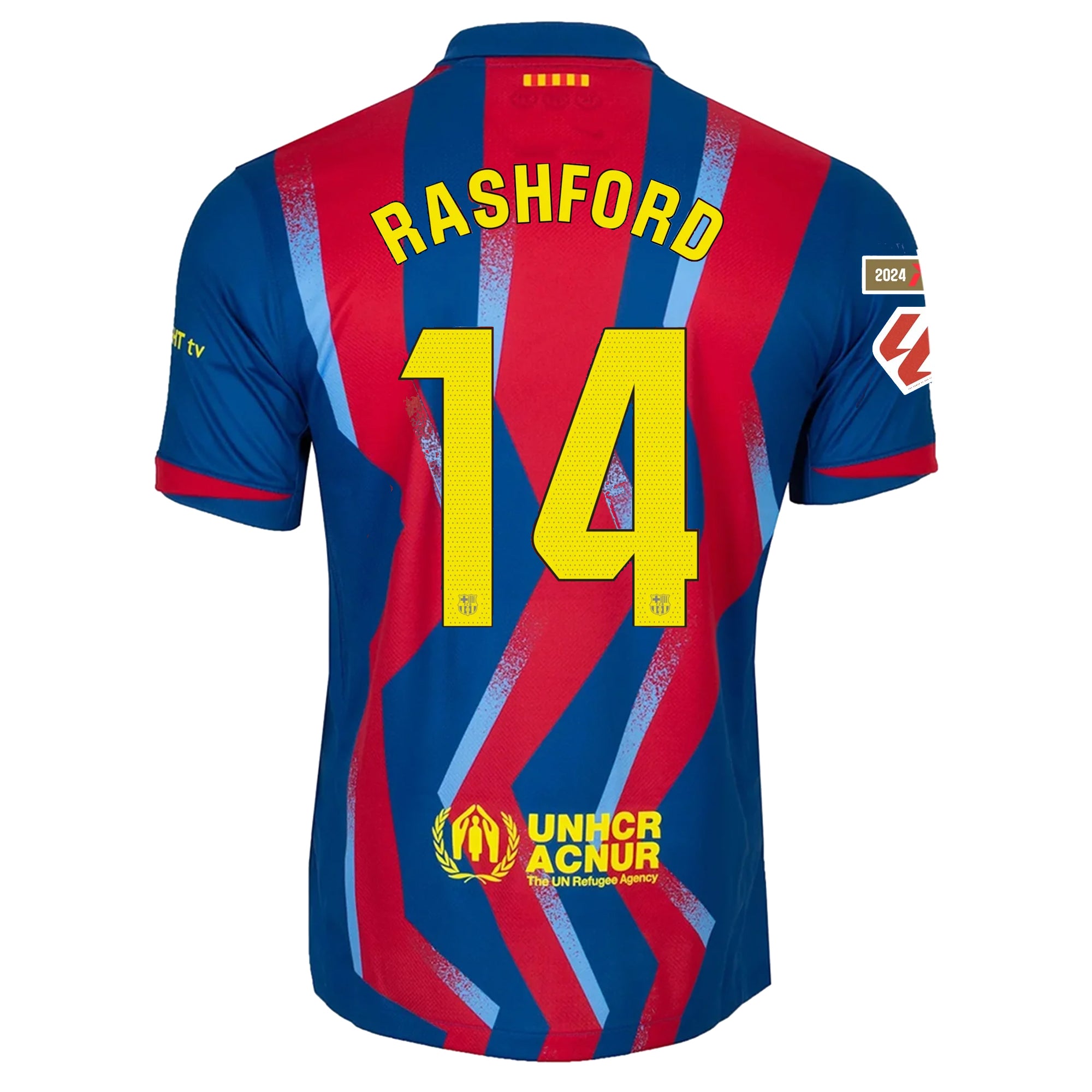 Barcelona Patches 2025-2026 La  Home Jersey – Authentic Shirt