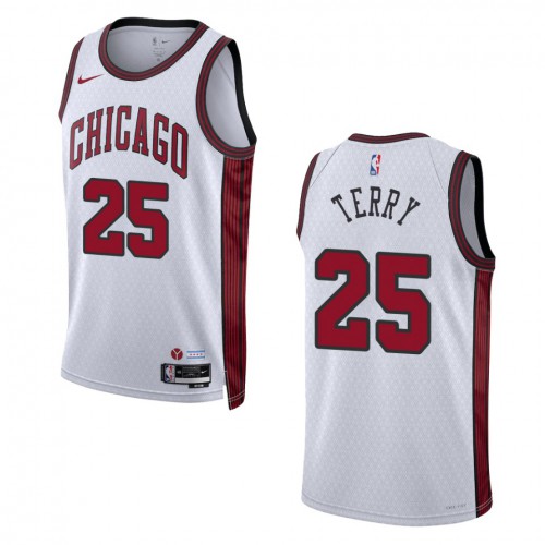 Nike Mavericks White Chicago Bulls #25 Jersey - Budget-Friendly