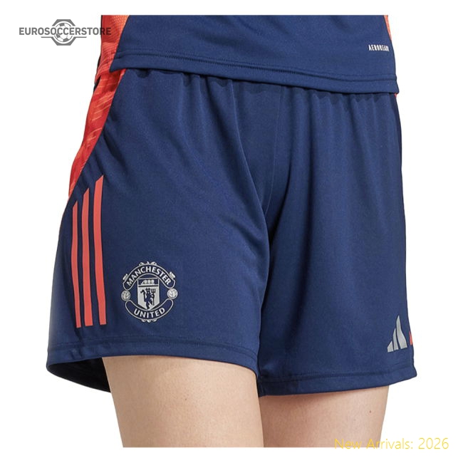2024-2025 Man Utd Training Shorts (Night Indigo) - Womens