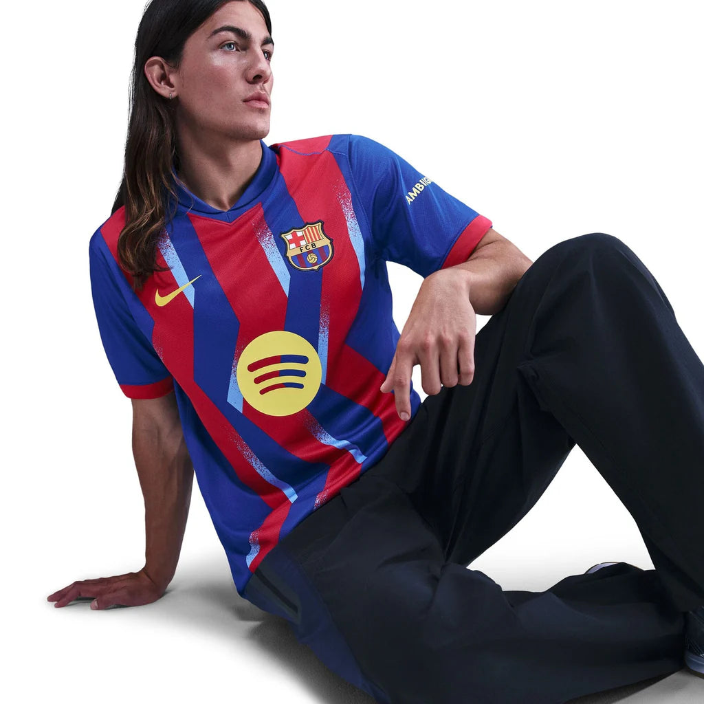 Barcelona Patches 2025-2026 La  Home Jersey – Authentic Shirt