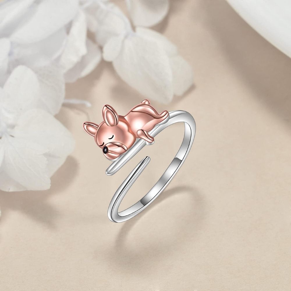 Premium Ringchie French Bulldog Cross-border Ring – Bold Statement Je...