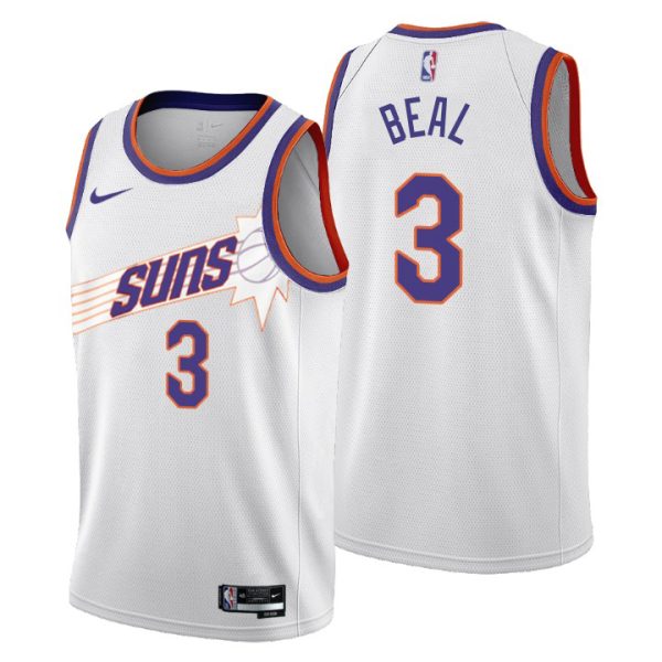 Suns #3 Bradley Beal Top-Grade 2022 City NBA Jersey - White City