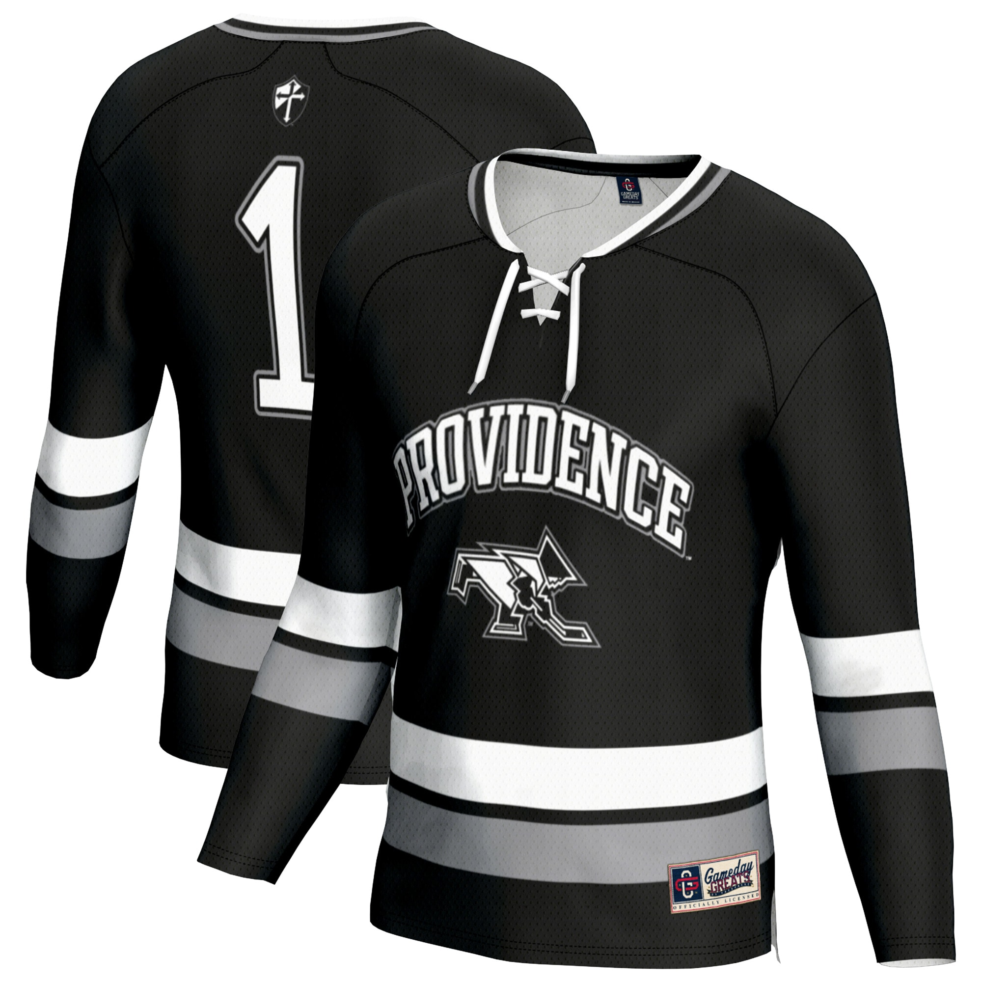 [NJP] Providence Friars GameDay Greats Youth Lightweight Women's Hockey Jersey - Black