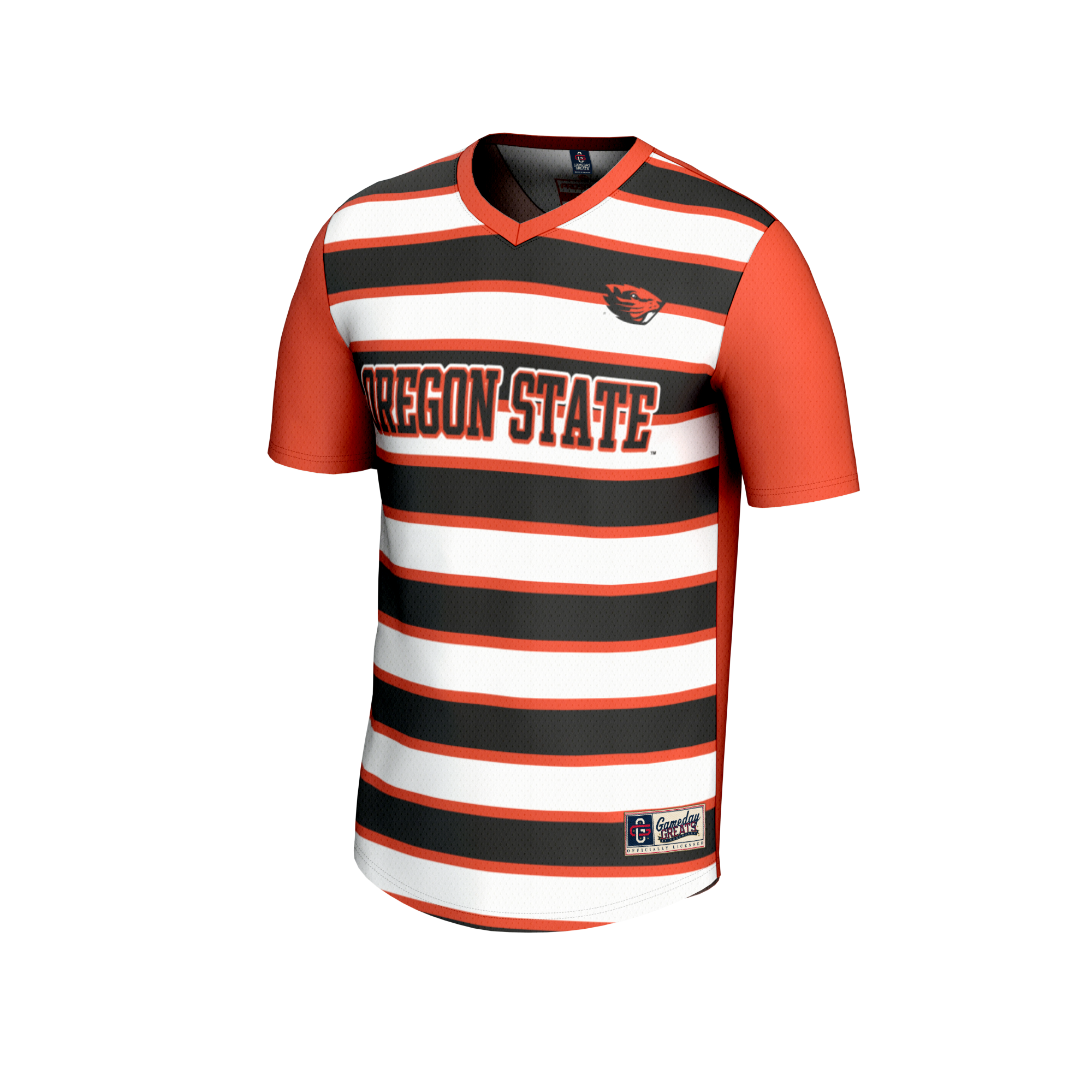[LK] Oregon State Beavers GameDay Greats Youth Collegiate Men's Soccer NIL Pick-A-Player Fashion Jersey - Orange/Black