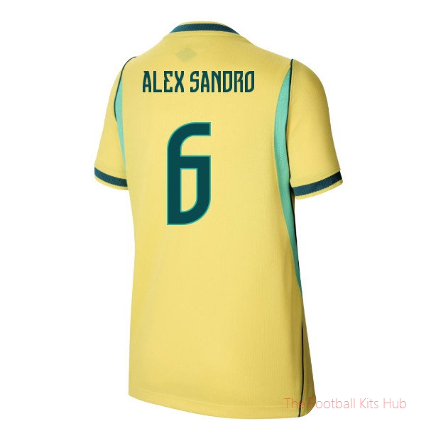 Performance Brazil 2026-2027 Home Shirt (Kids) (Alex Sandro 6)
