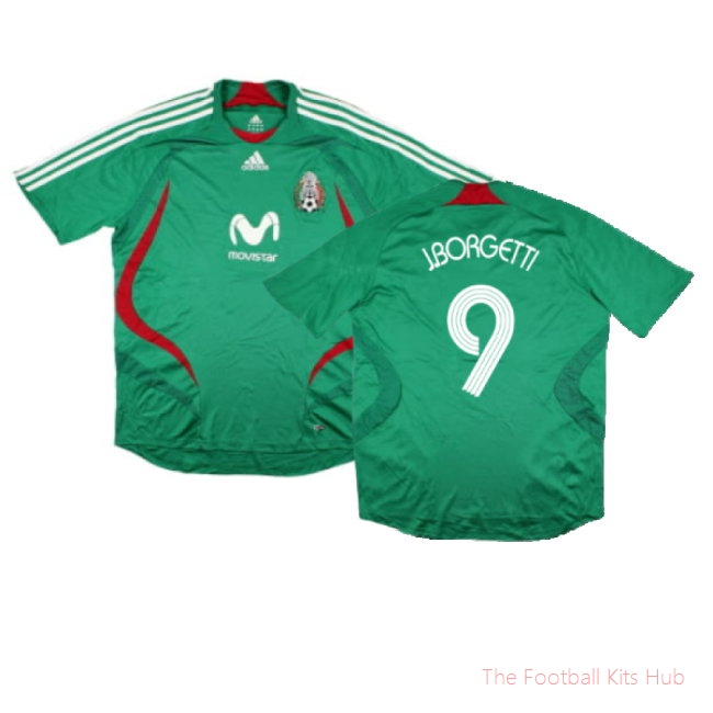 Mexico 2007-08 Home Shirt (L) (Excellent) (J.Borgetti 9)