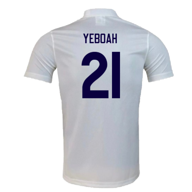 Pro Series Leeds Home Shirt Excellent Yeboah #21 New Release Inten...