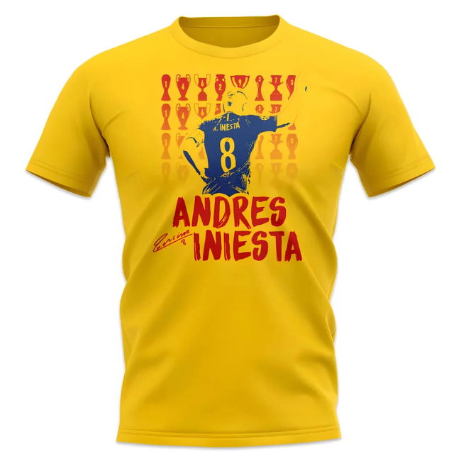 T-Shirt for Andres Iniesta Trophy Count fans (Adult