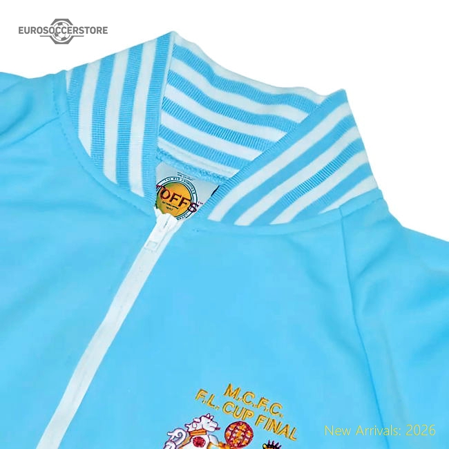 Premium Manchester City 1976 League Cup Retro Tracktop - Premium