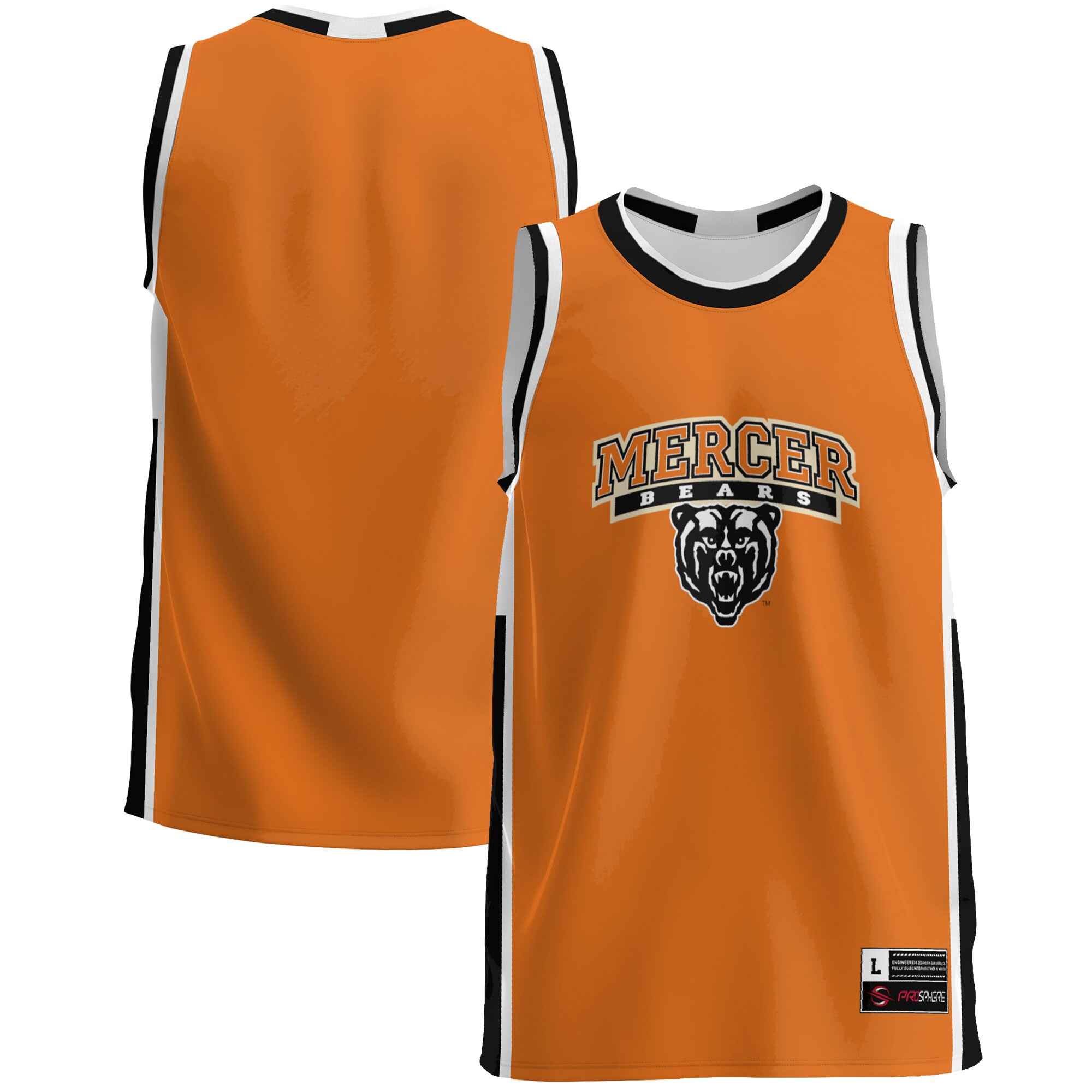 [DDG] Mercer Bears GameDay Greats Lightweight Basketball Jersey - Orange