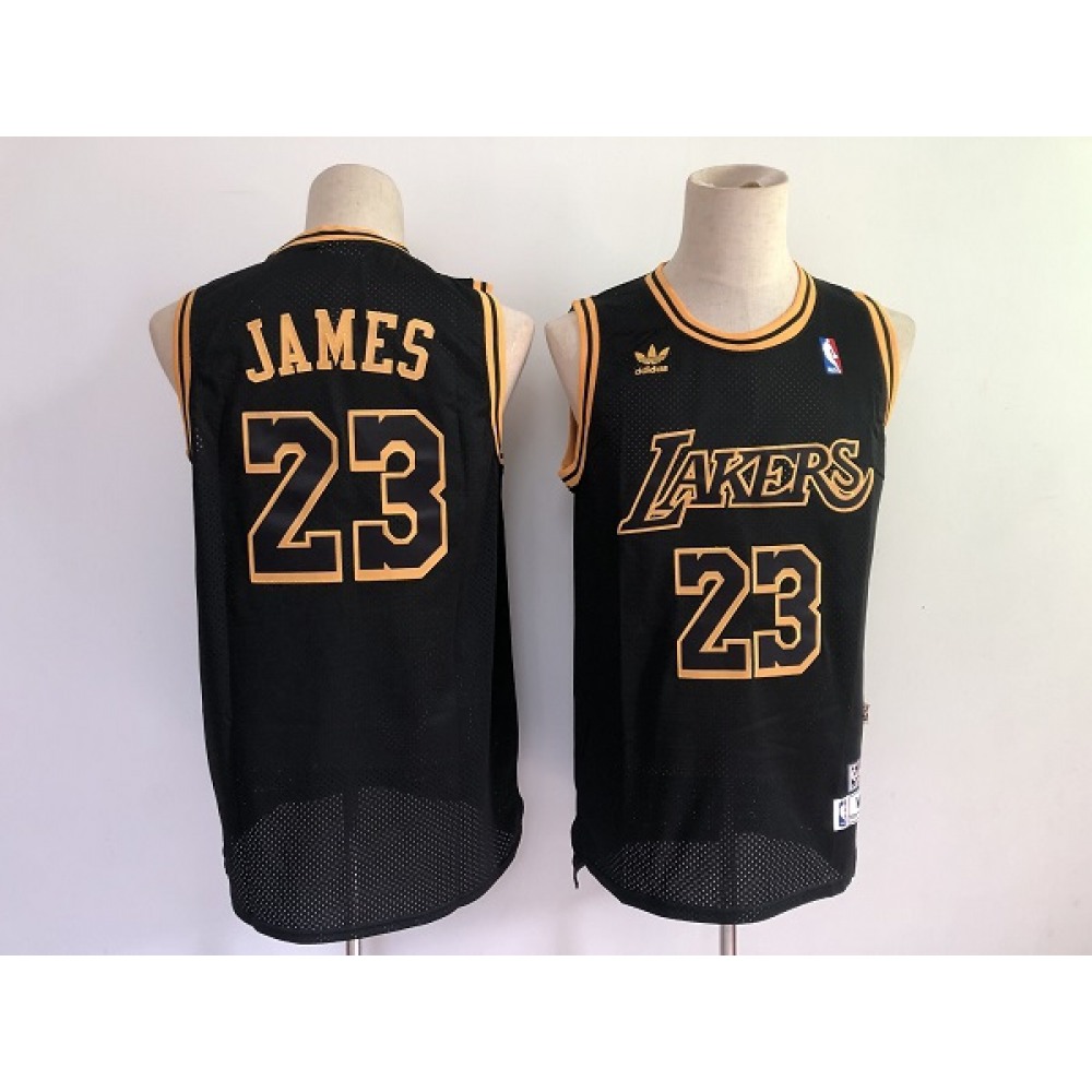High-Quality Los Angeles Lakers LeBron James23 Black Jersey - Fan Favorite