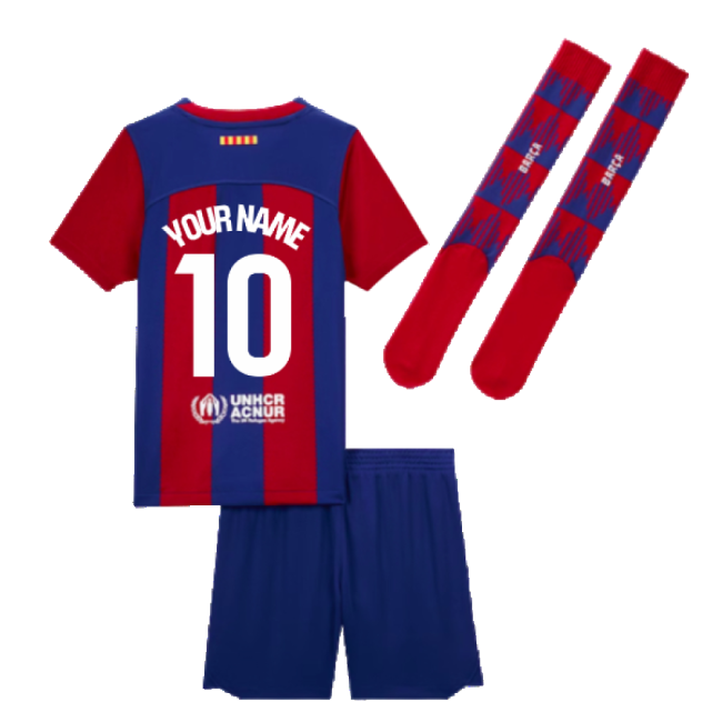 Barcelona Match Home Jersey Moisture-wicking Comfortable