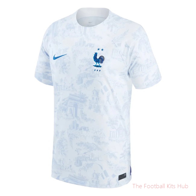 Men 2022-2023 France Away Shirt UEFA Euro